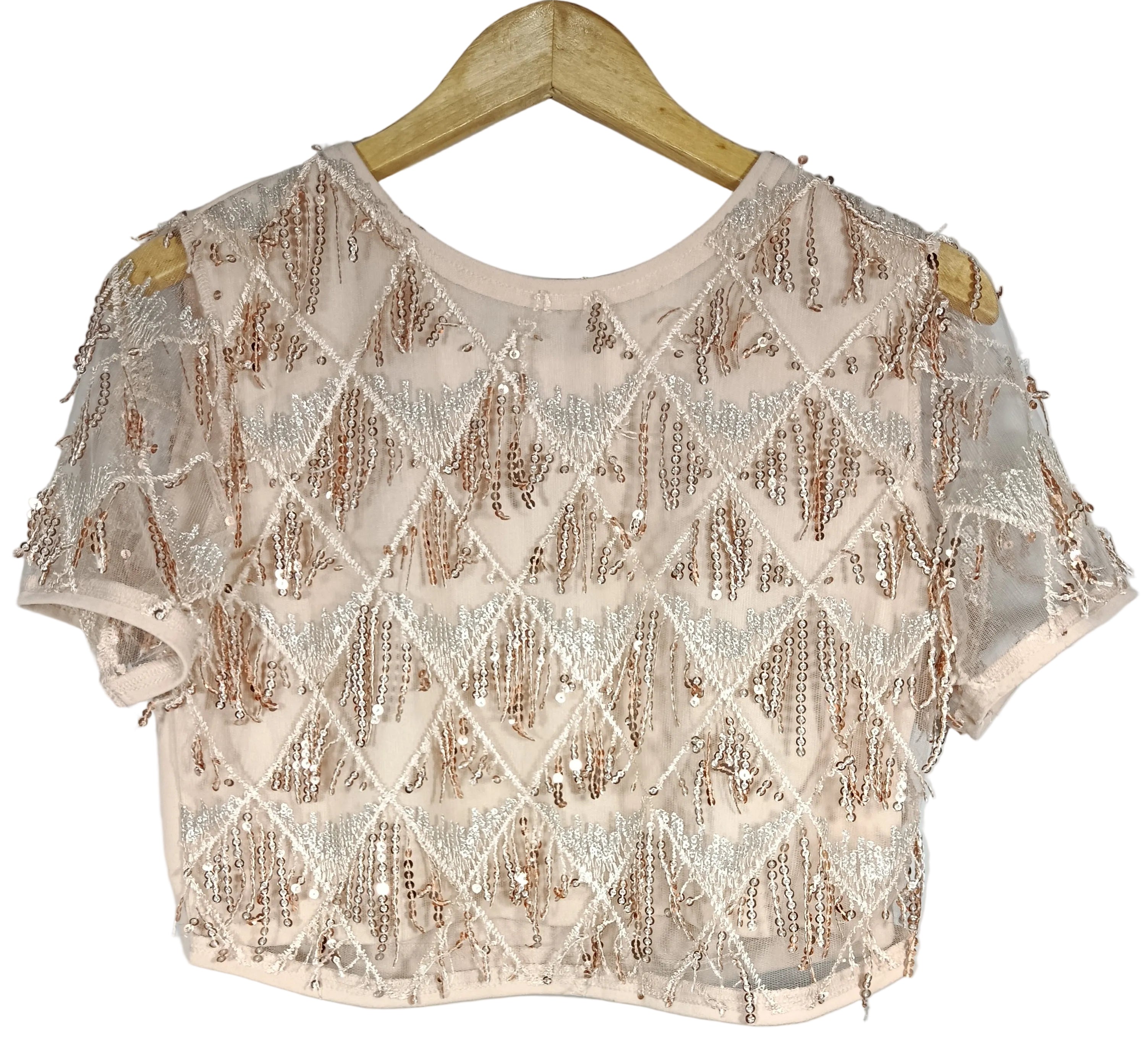 PARTY WEAR CROP TOP