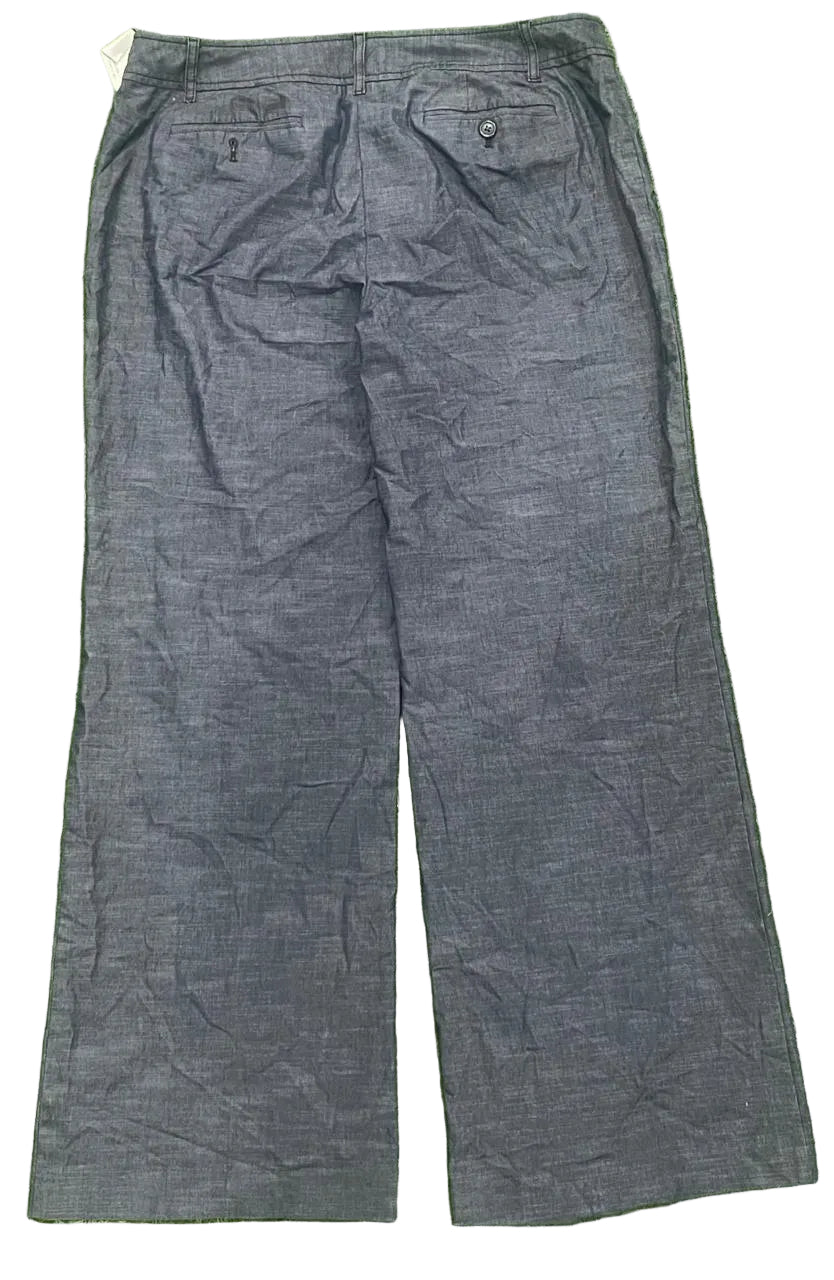 y2k Office Flared graw pant on a white plain background  