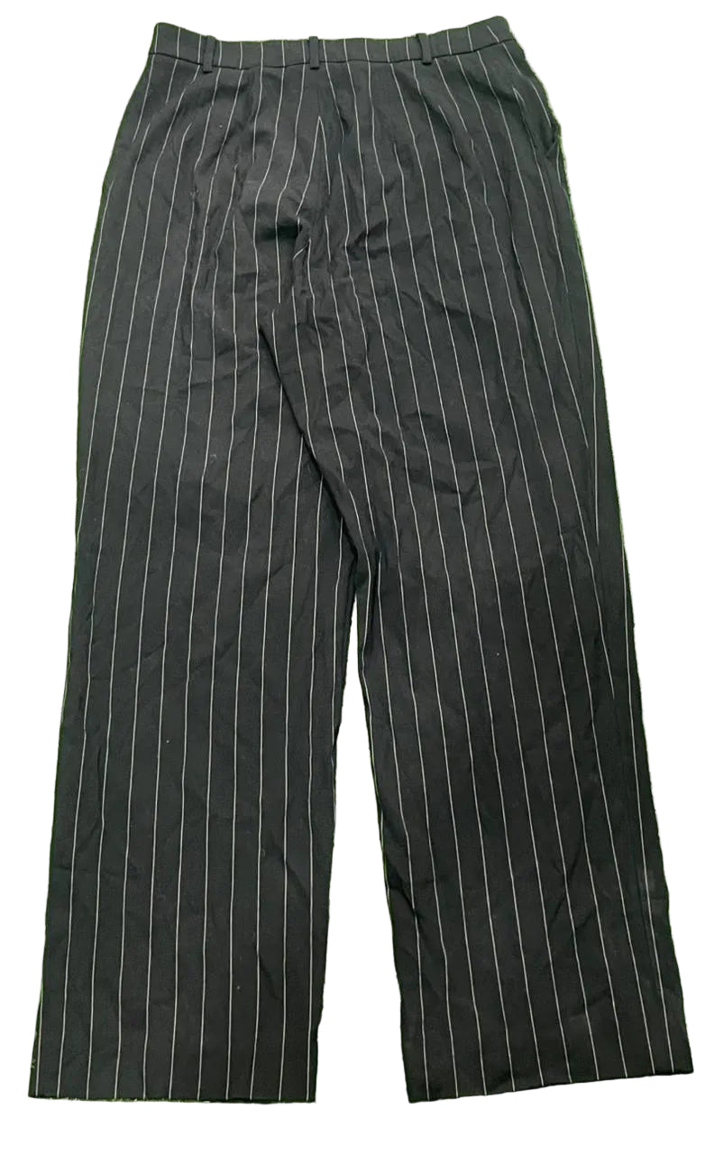 y2k office flared pant on a white plain background 