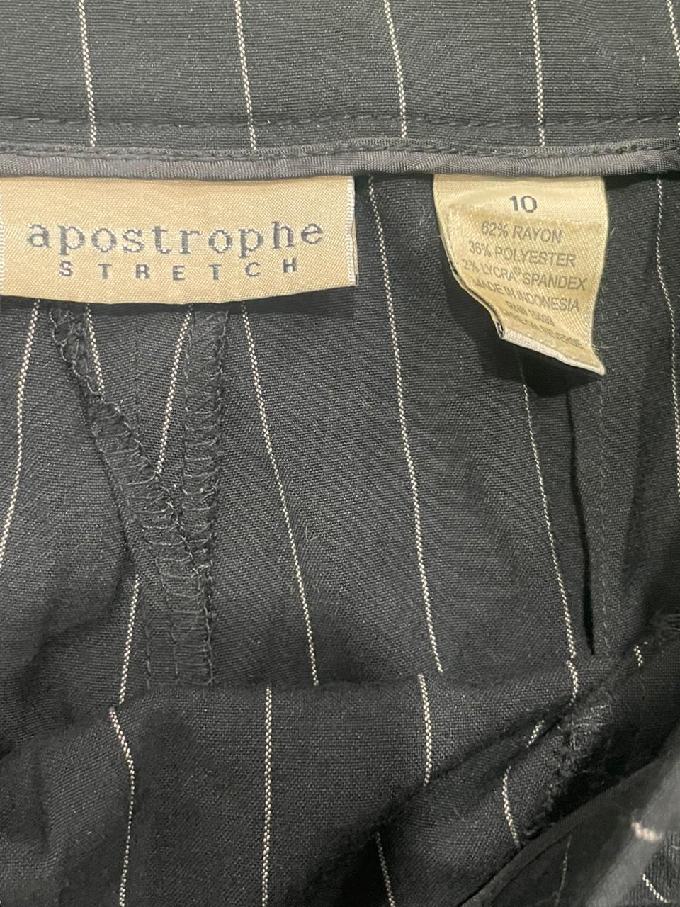y2k office flared pant on a with label 